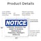 Signmission Company Reserves The Right To Search, 24 in W x Rectangle, Plastic OS-2PACK-NS-P-1824-L-15357 - alternate 2